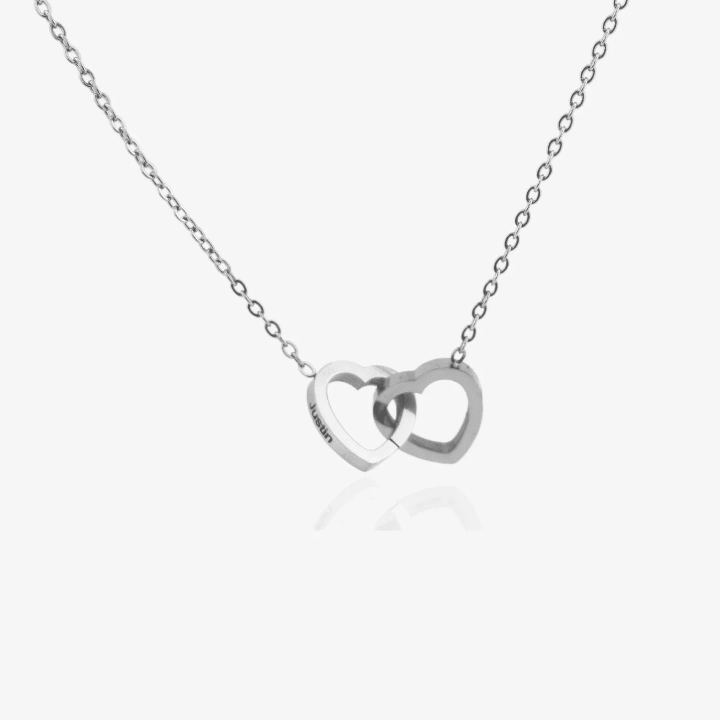 Rosa eterna con collar grabado