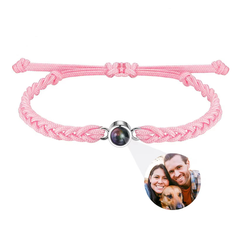Pulsera de cuerda con proyección