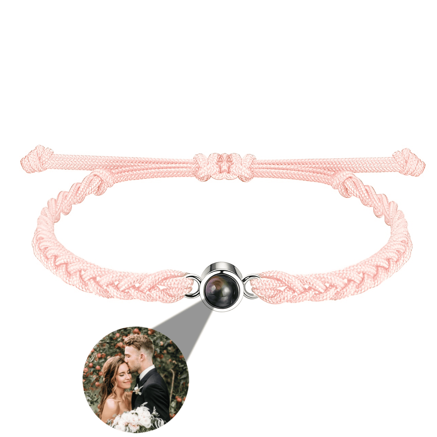 Pulsera de cuerda con proyección