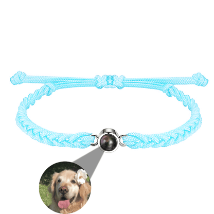 Pulsera de cuerda con proyección