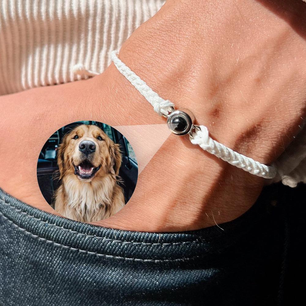 Pulsera de cuerda con proyección