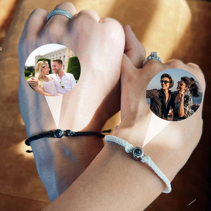 Pulsera de cuerda con proyección